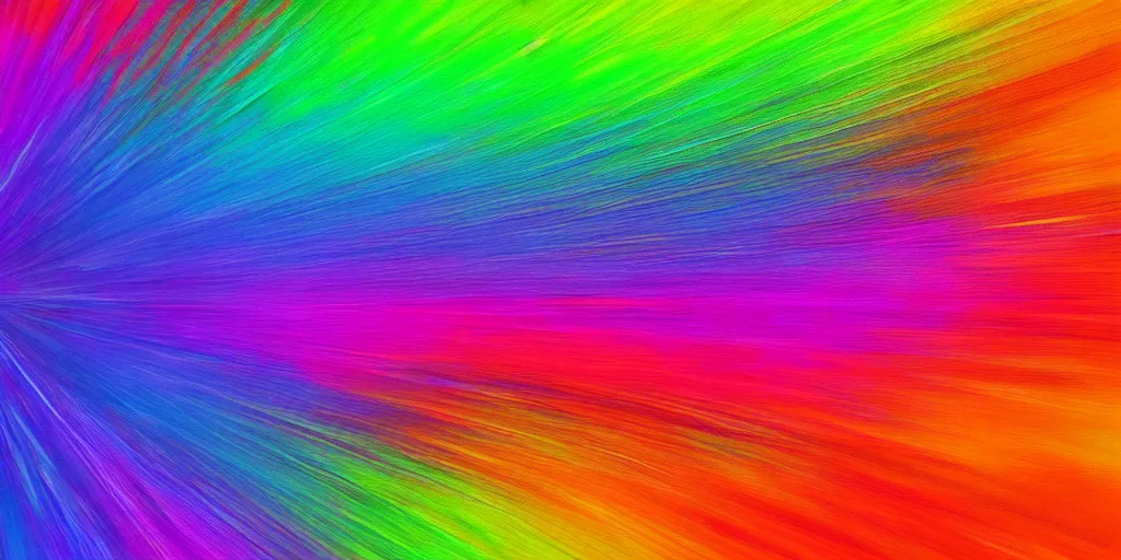 Prompt: Beautiful vibrant neon rainbow abstraction, Apofiss painting, Artstation, I can\'t believe how detailed and smooth this is