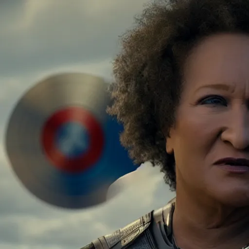 Prompt: wanda sykes as captain america, cinematic, high detailed, 8 k, photorealistic