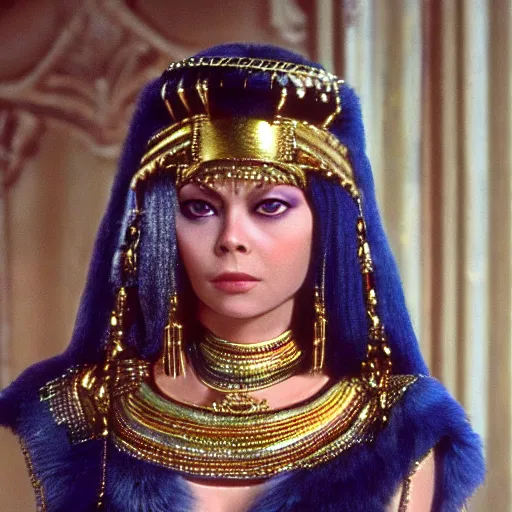 Prompt: ornella muti as cleopatra, 8 k resolution hyperdetailed photo realistic, extremely high quality and life like