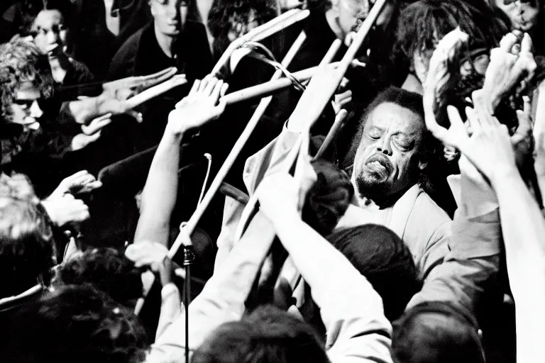 Image similar to Charles Mingus opens up the moshpit at the konserthuset in Stockholm, Sweden