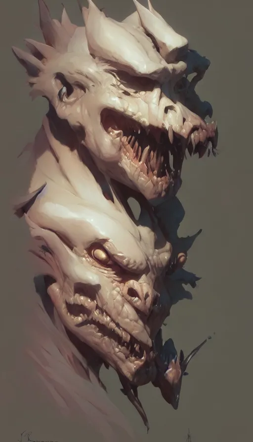 Image similar to creature by jesper ejsing, ilya kuvshinov, greg rutkowski on artstation