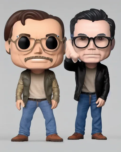 Image similar to full body 3d render of Jim Carrey as a funko pop, studio lighting, white background, blender, trending on artstation, 8k, highly detailed