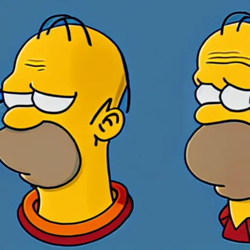 Prompt: homer simpson as a human, photorealistic
