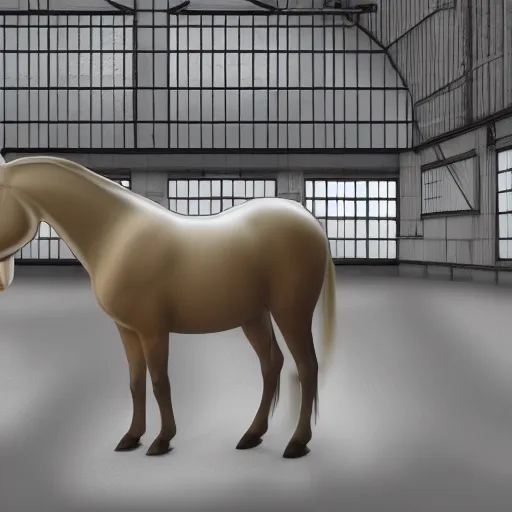 Image similar to a translucent horse teaches advanced math in a large barn to pigs and fish, sequence, 8k photorealistic