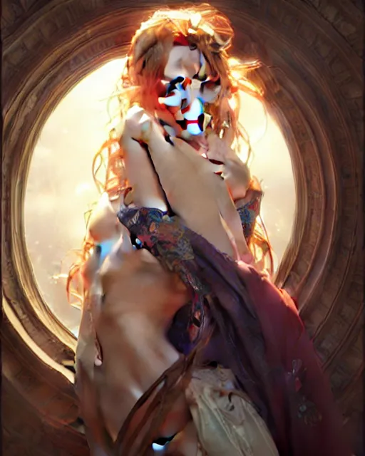 Image similar to beautiful woman, portrait, anime!!, fantasy, ultra detailed, elegant, intricate, dynamic lighting, hyperrealism, digital art, digital painting, artstation, wlop, sharp focus, illustration, art by artgerm and greg rutkowski and alphonse mucha, 8 k