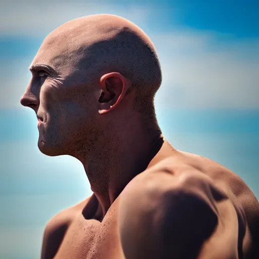 Prompt: portrait of nosferatu playing beach volley, sport photography