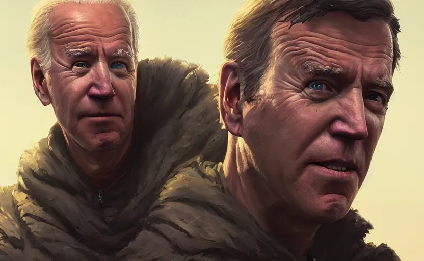 Image similar to highly detailed portrait of joe biden as a corpse, in gta v, stephen bliss, unreal engine, fantasy art by greg rutkowski, loish, rhads, ferdinand knab, makoto shinkai and lois van baarle, ilya kuvshinov, rossdraws, tom bagshaw, global illumination, radiant light, detailed and intricate environment