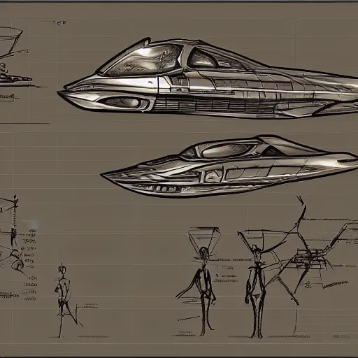Prompt: Jimmy Neutron making blueprint of ultramodern spaceship, boy, very realistic digital art, trending on artstation,