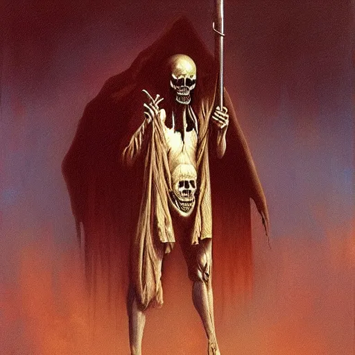 Prompt: the grim reaper by les edwards