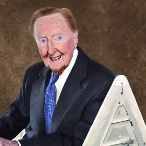 Image similar to vin scully in skyrim