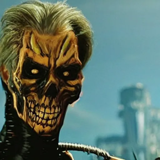 Image similar to Jim Carrey as the ghost rider 4K quality super realistic