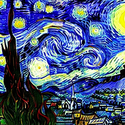 Prompt: a bottle on display filled by the sky painting by van gogh starry night, by van gogh