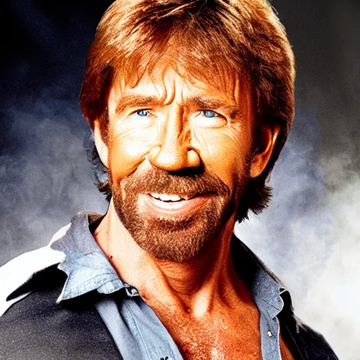 Prompt: chuck norris as a chuck roast