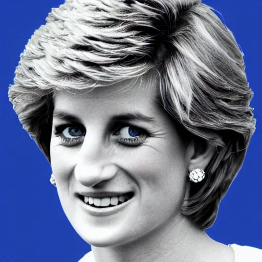 Prompt: princess diana in the style of banksy