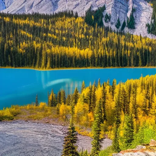 Image similar to Beautiful Alberta lake image UHD 4K