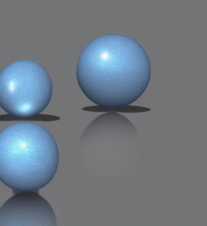 Image similar to a blue ball on a table + specular highlights, ambient occlusion, global illumination, bump map, reflective, caustics, refractive, unreal engine 5