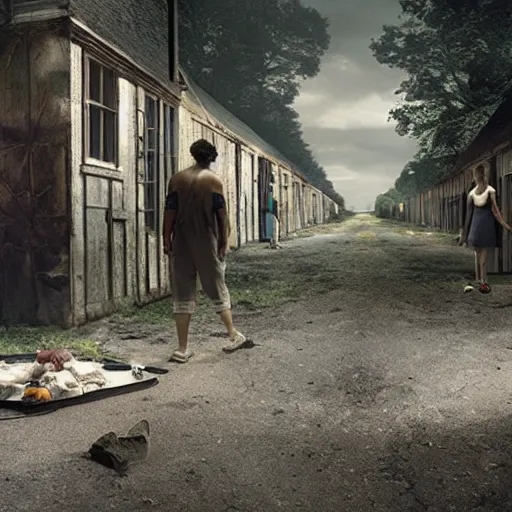 Image similar to artwork by Gregory Crewdson