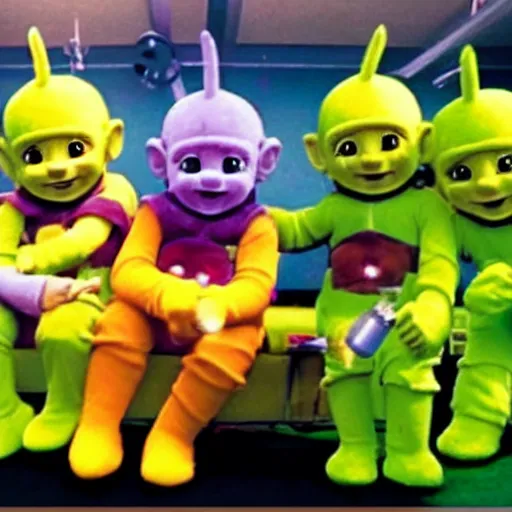 Image similar to teletubbies swat a mafia family