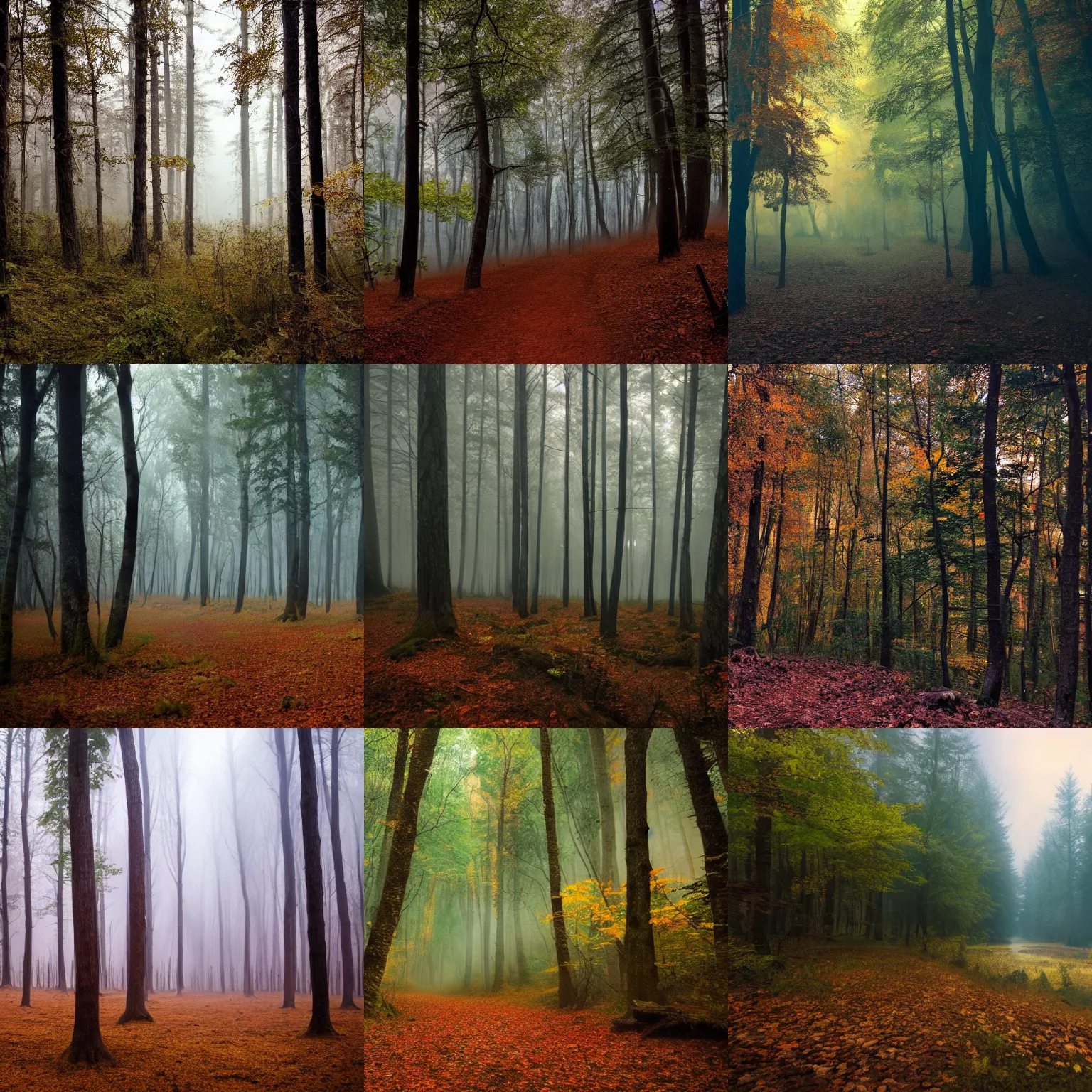 Prompt: breathtaking scenery by denis villeneuve, forest colors, 8 k