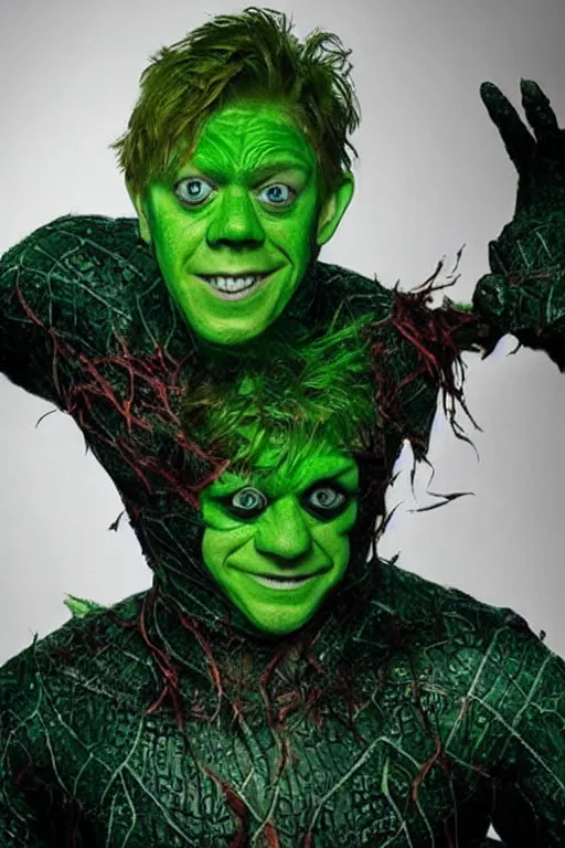 Image similar to Rupert Grint as The Green Goblin