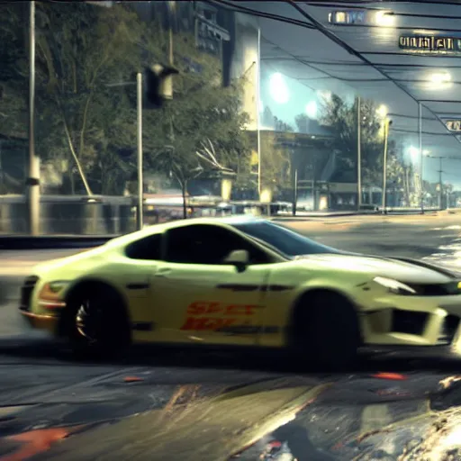 Prompt: gameplay from need for speed most wanted