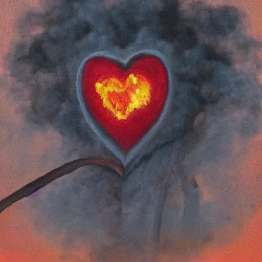 Image similar to a burning heart