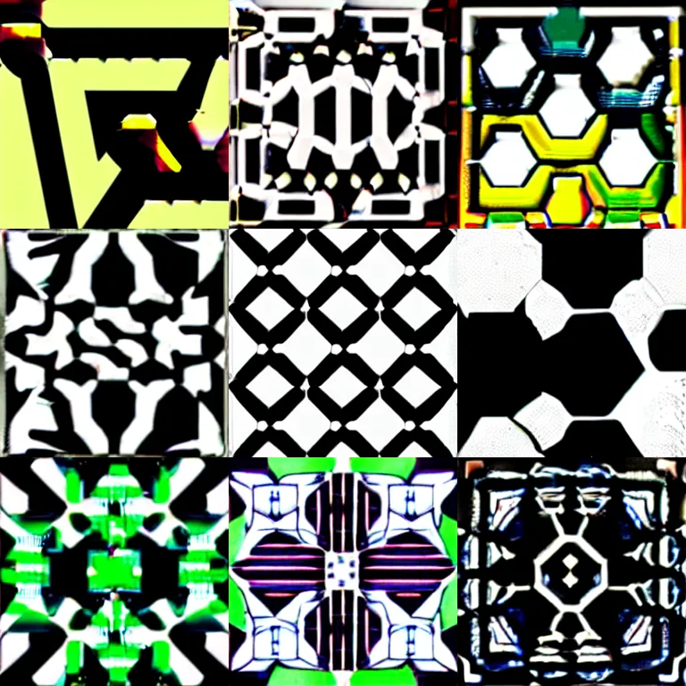 Prompt: hexagonal tiling, vector drawing, clean lines, black and white,