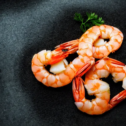 Image similar to close up high resolution photo of shrimp, very tasty, food photography, instagram, trending