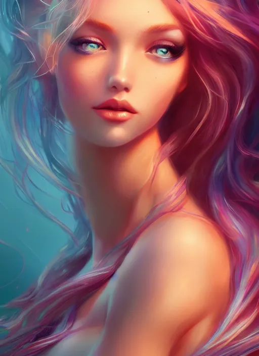 Prompt: very beautiful mermaid, artgerm, artstation, 4 k,