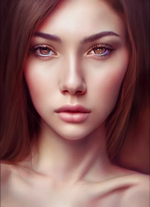 Image similar to photo of a gorgeous young woman in the style of stefan kostic, realistic, professionally retouched, half body shot, sharp focus, 8 k high definition, insanely detailed, intricate, elegant, art by stanley lau and artgerm