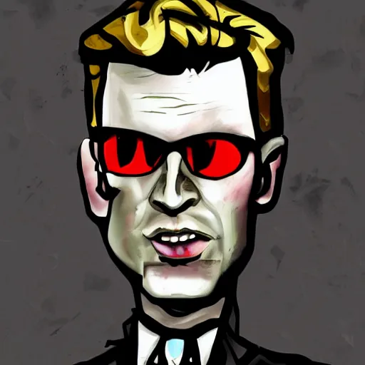 Prompt: david firth art of duke nukem, david firth