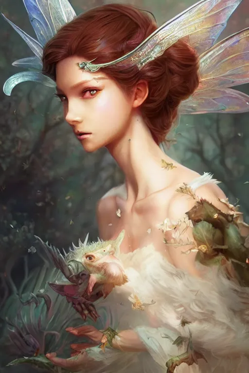 Image similar to fairy princess, highly detailed, d & d, fantasy, highly detailed, digital painting, trending on artstation, concept art, sharp focus, illustration, art by artgerm and greg rutkowski and fuji choko and viktoria gavrilenko and hoang lap