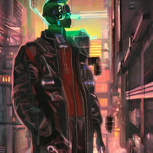 Prompt: cyberpunk tube prosthetics hooking someone up to the internet, painting by trevor browne