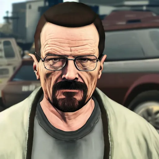 Image similar to walter white in gta 5 as a character