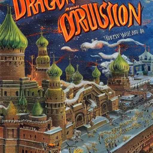 Image similar to fantasy_artwork_hyper_detailed_very_very_very_very_very_very_very_very_very_very_very_very_very_very_very_very_very of Dragon invasion of Moscow,