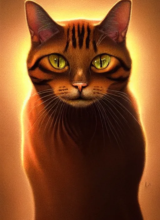 Image similar to a humanoid two cat, portrait of a ginger humanoid cat and a gray humanoid cat, atmospheric lighting, painted, menacing, intricate, volumetric lighting, beautiful, rich deep colours masterpiece, golden hour, sharp focus, ultra detailed, by leesha hannigan, ross tran, thierry doizon, kai carpenter, ignacio fernandez rios