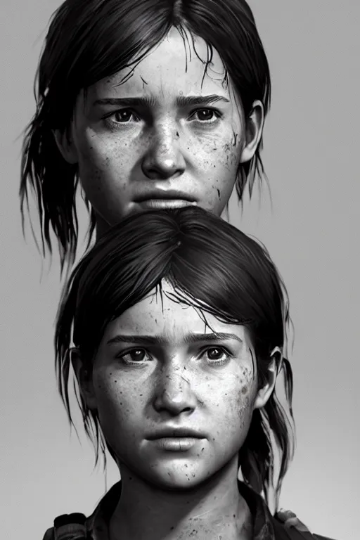 ultra realistic facial portrait of ellie from the last | Stable ...