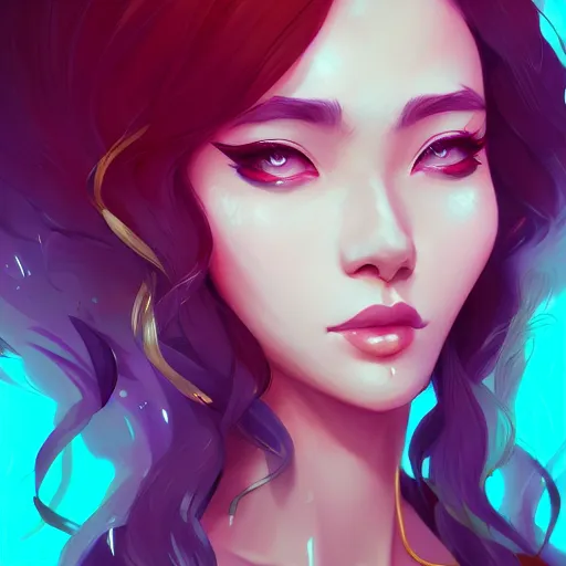 Image similar to a portrait of a beautiful urban woman, art by lois van baarle and loish and ross tran and rossdraws and sam yang and samdoesarts and artgerm, digital art, highly detailed, intricate, sharp focus, Trending on Artstation HQ, deviantart, unreal engine 5, 4K UHD image