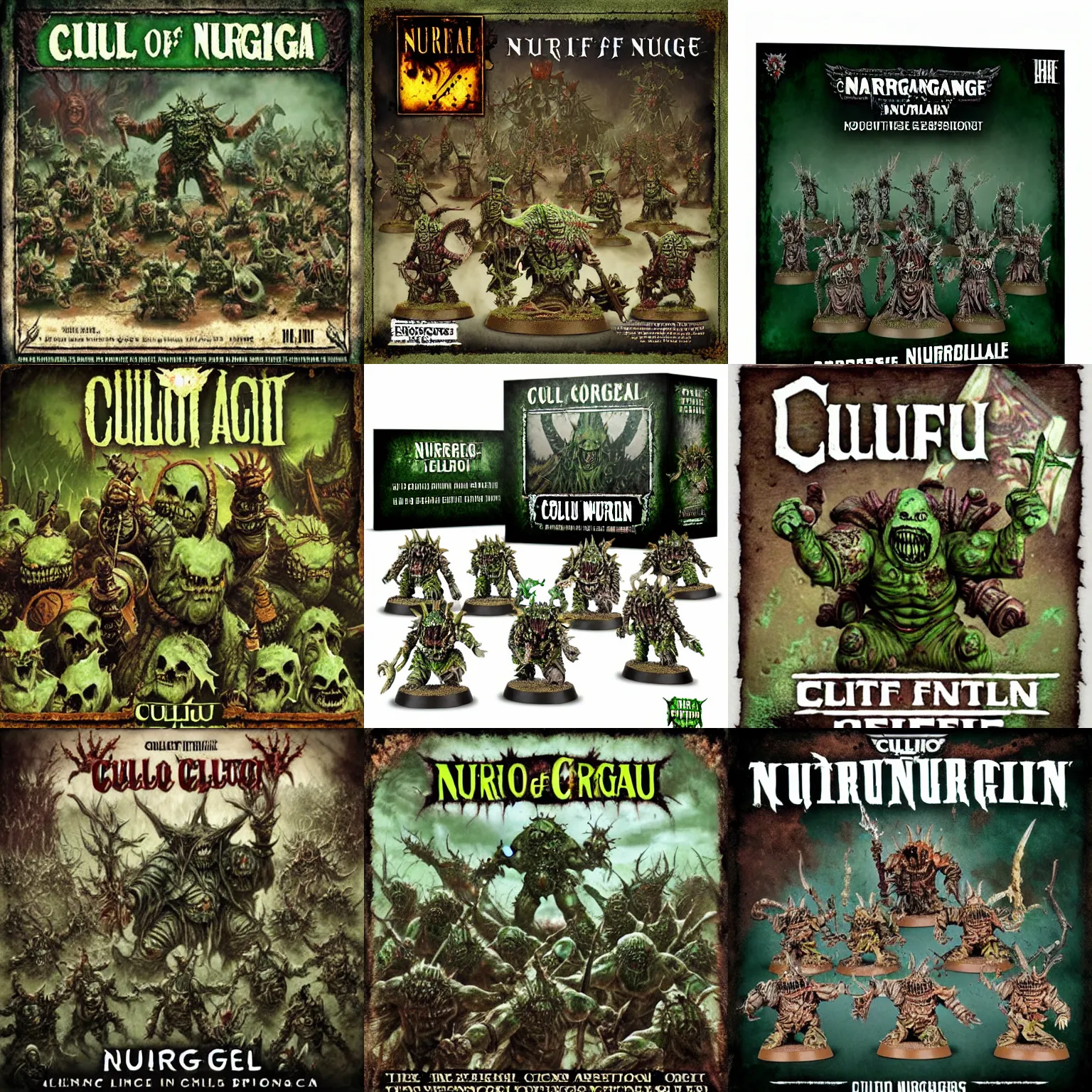 Prompt: cult of nurgle