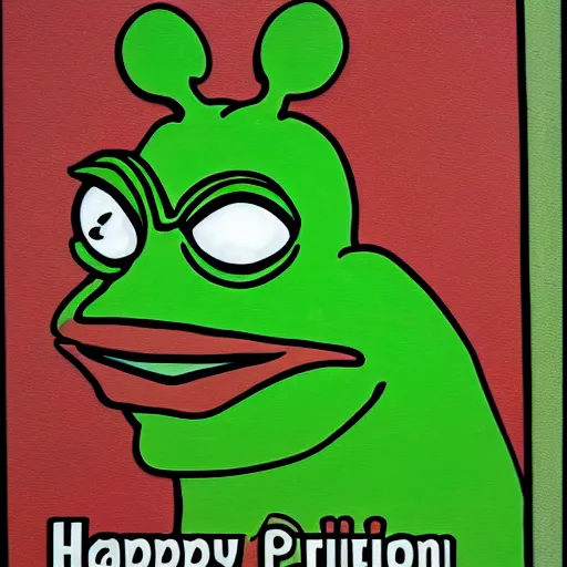 Image similar to happy pepe artstaion