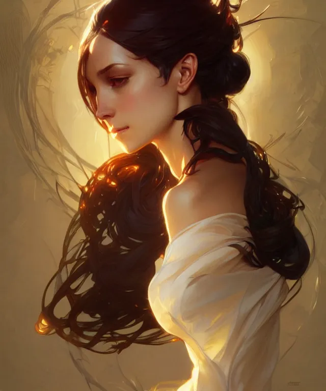 Image similar to anima, elegant, highly detailed, digital painting, artstation, concept art, smooth, sharp focus, illustration, art by artgerm and greg rutkowski and alphonse mucha