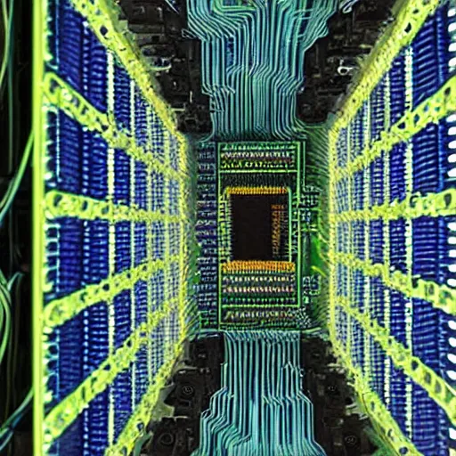 Image similar to the inside of a network packet