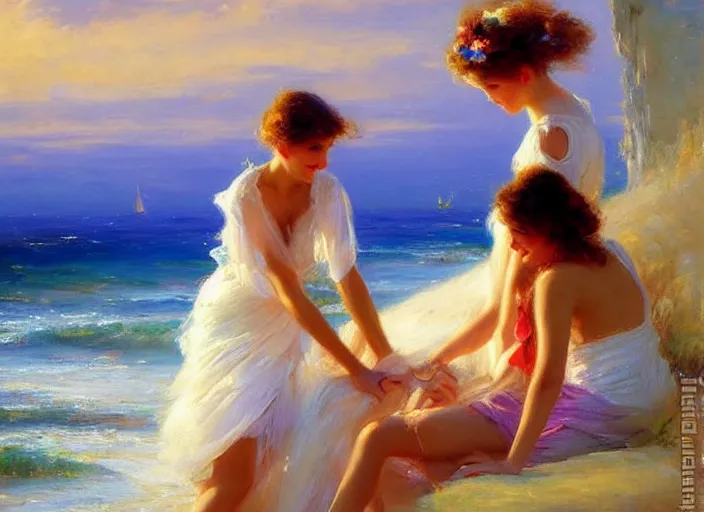 Prompt: beach light by vladimir volegov and alexander averin and delphin enjolras