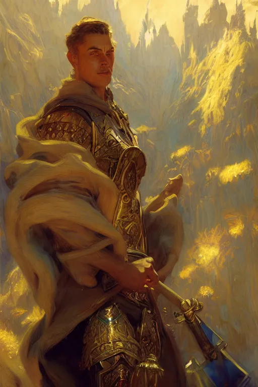 Image similar to master wizard, highly detailed painting by gaston bussiere, craig mullins, j. c. leyendecker 8 k