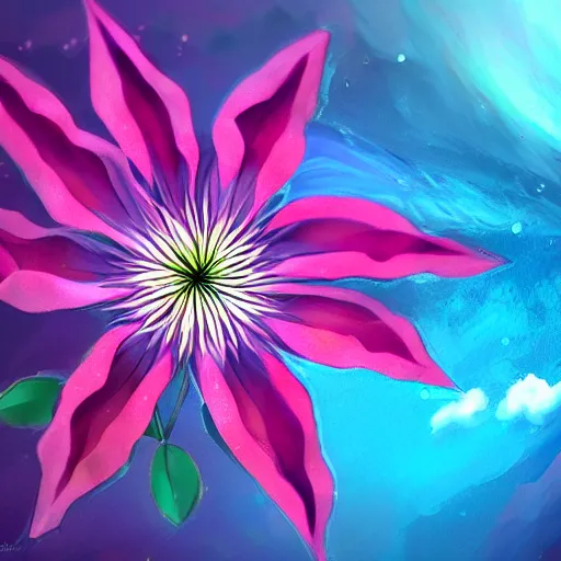 Image similar to clematis theme logo, clematis theme banner, clematis design, clematis in the deep sea, trending on artstation, warm light, lovely and cute, fantasy art, 8 k resolution