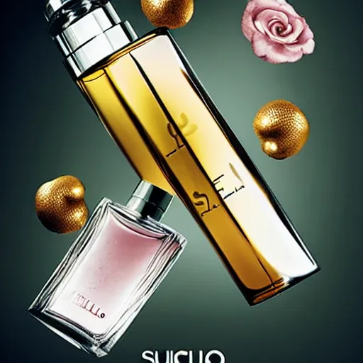 Prompt: fragrance advertising campaign by nick sullo, highly detailed