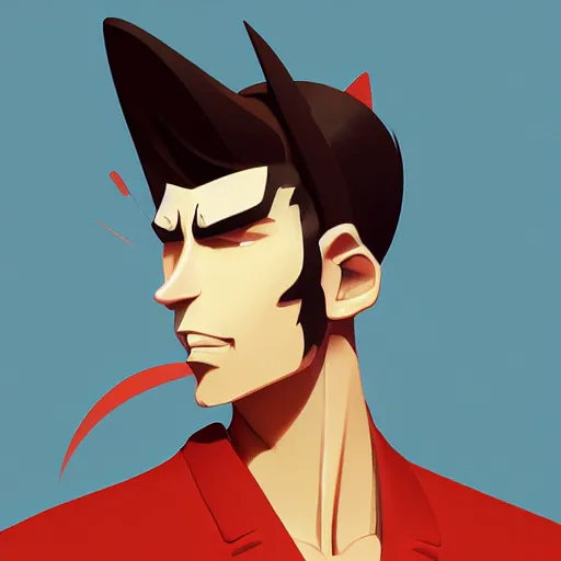 Image similar to face icon stylized minimalist space dandy, loftis, cory behance hd by jesper ejsing, by rhads, makoto shinkai and lois van baarle, ilya kuvshinov, rossdraws global illumination