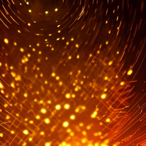 Image similar to Double exposure of macro photo of fire. Light painting and long exposure bold Light trails of stars. Bokeh. 105 mm, aperture F/2.8, 1/250th second shutter speed, ISO 200