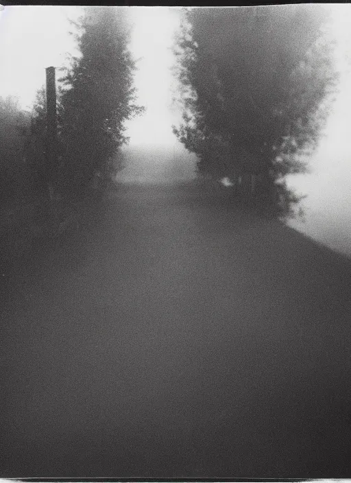 Image similar to impossible, black and white photograph