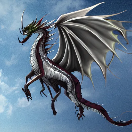 Image similar to a transparent wind dragon, photorealistic.